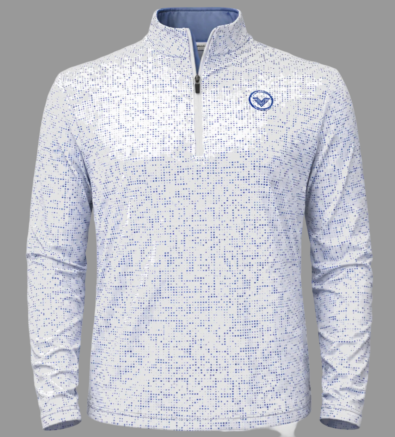 VES Golf Blue Pixel Lightweight Quarter Zip