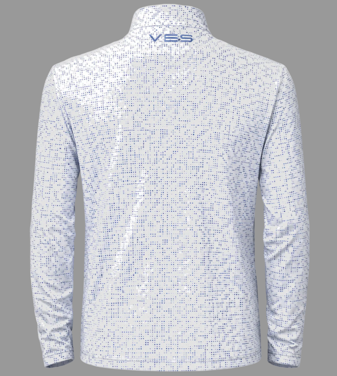 VES Golf Blue Pixel Lightweight Quarter Zip
