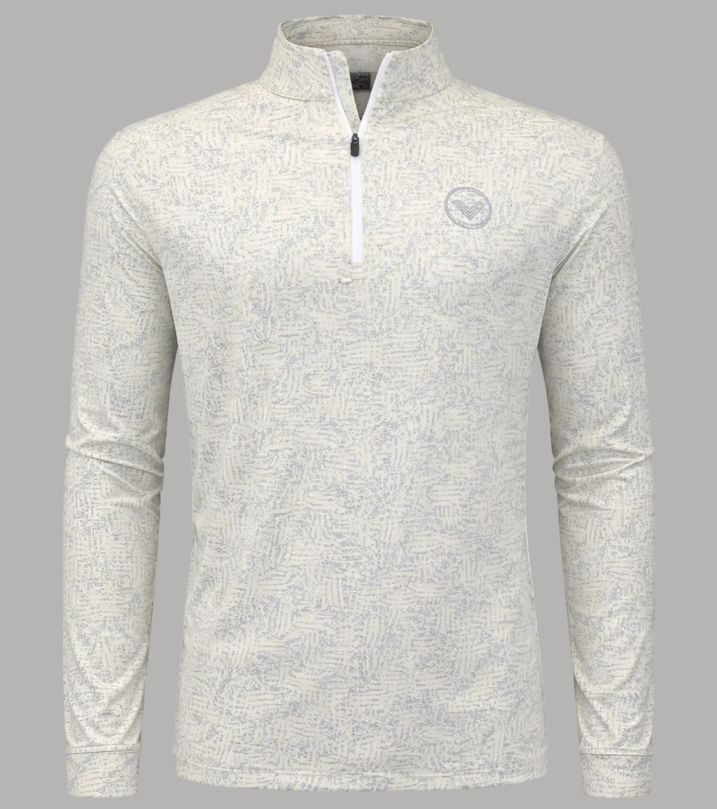 VES Golf Neutral Pixel Lightweight Quarter Zip