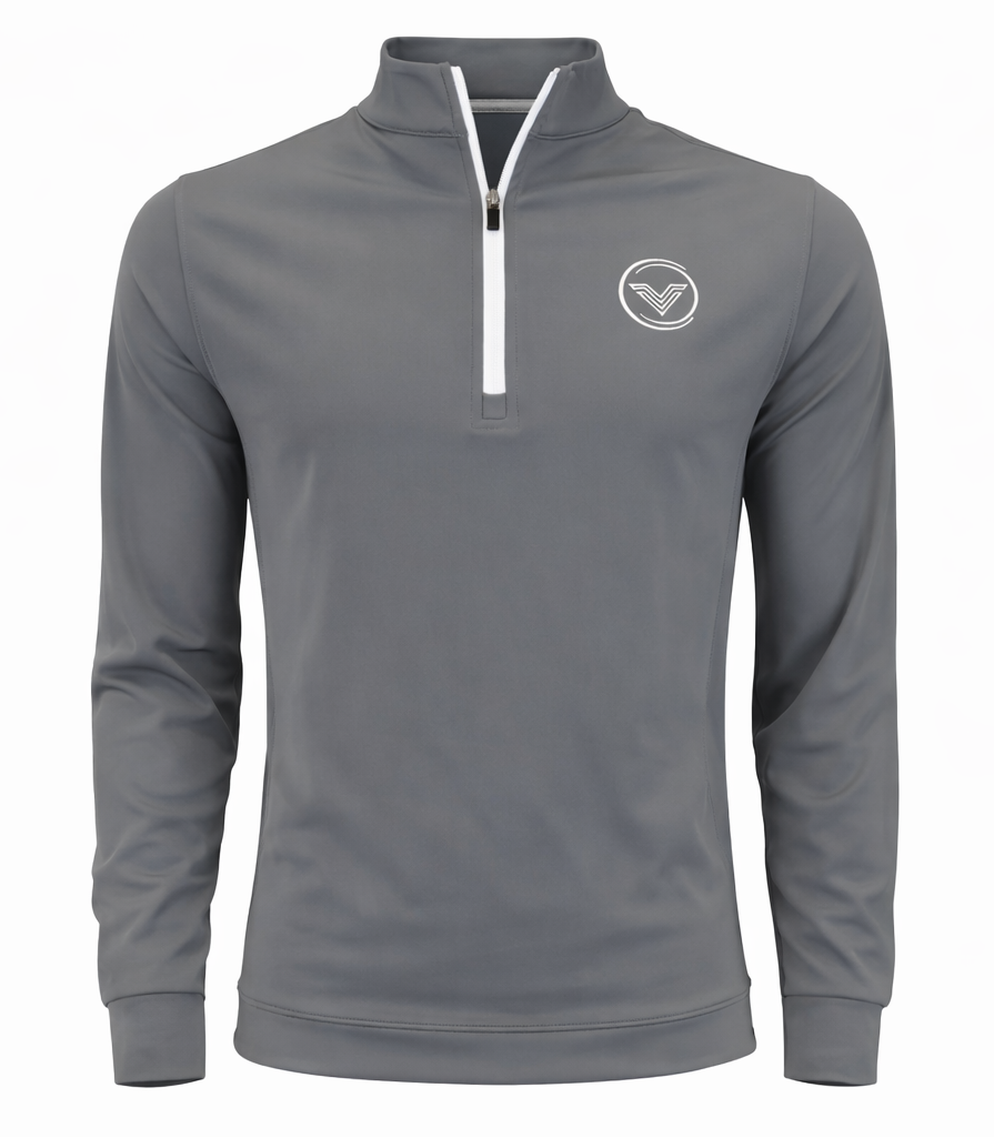 VES Golf Charcoal Grey Lightweight Quarter Zip