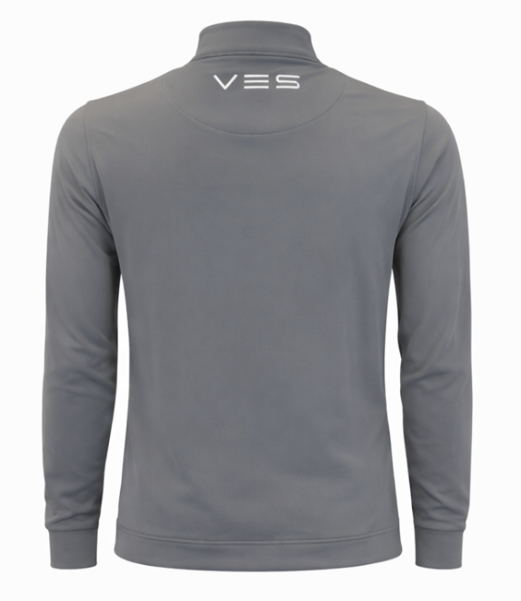 VES Golf Charcoal Grey Lightweight Quarter Zip