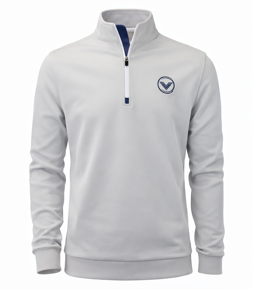 VES Golf Frost Grey Quarter Zip