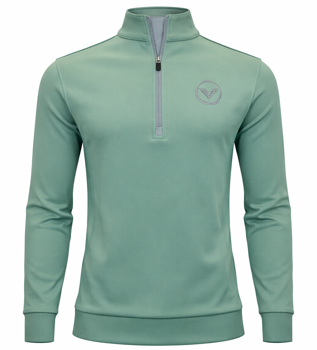 VES Golf Forest Green Quarter Zip