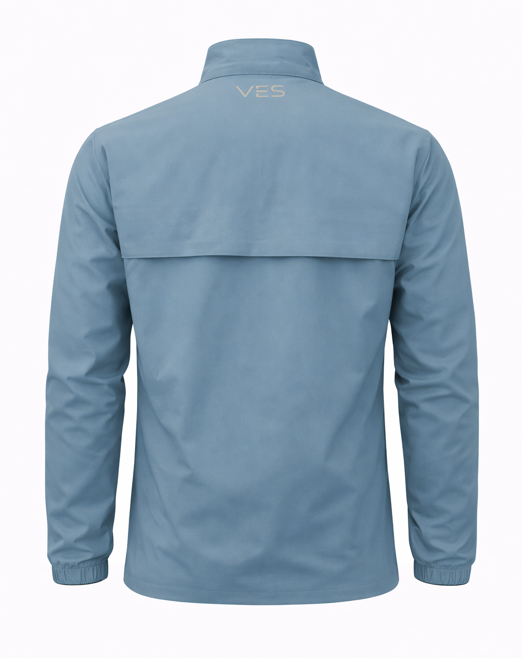 VES Golf Blue Grey Zip Up Water Resistant Jacket