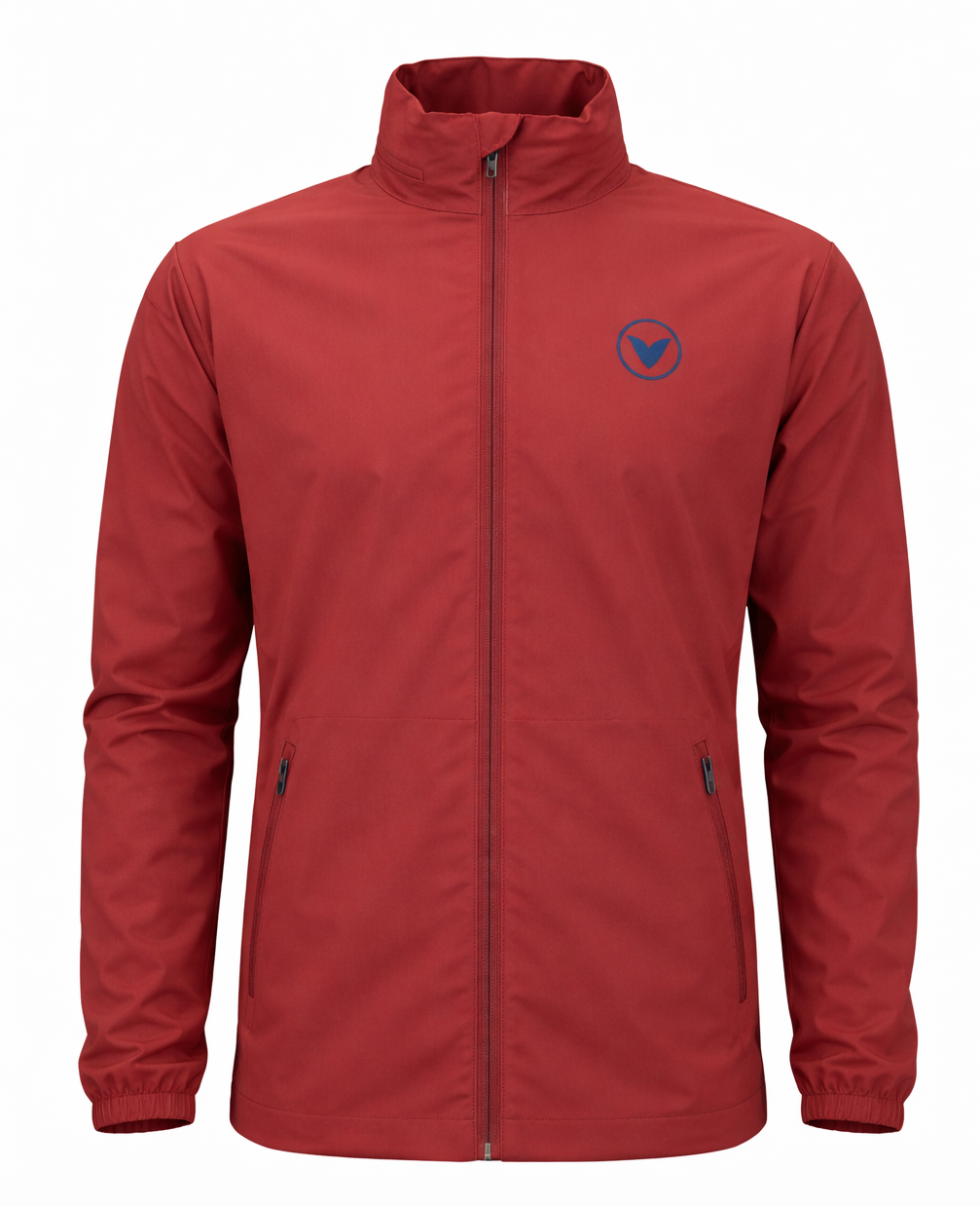 VES Golf Apple Red Zip Up Water Resistant Jacket