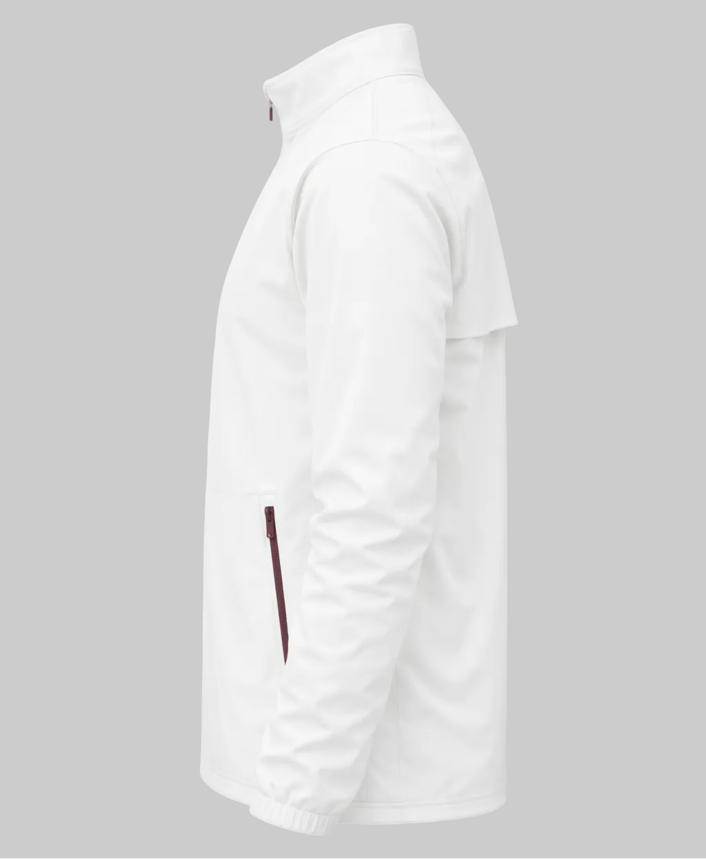 VES Golf White Zip Up Water Resistant Jacket