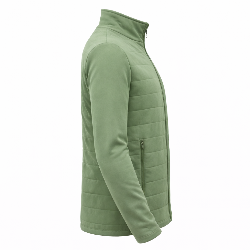 VES Golf Olive Green Quilted Insulated Jacket