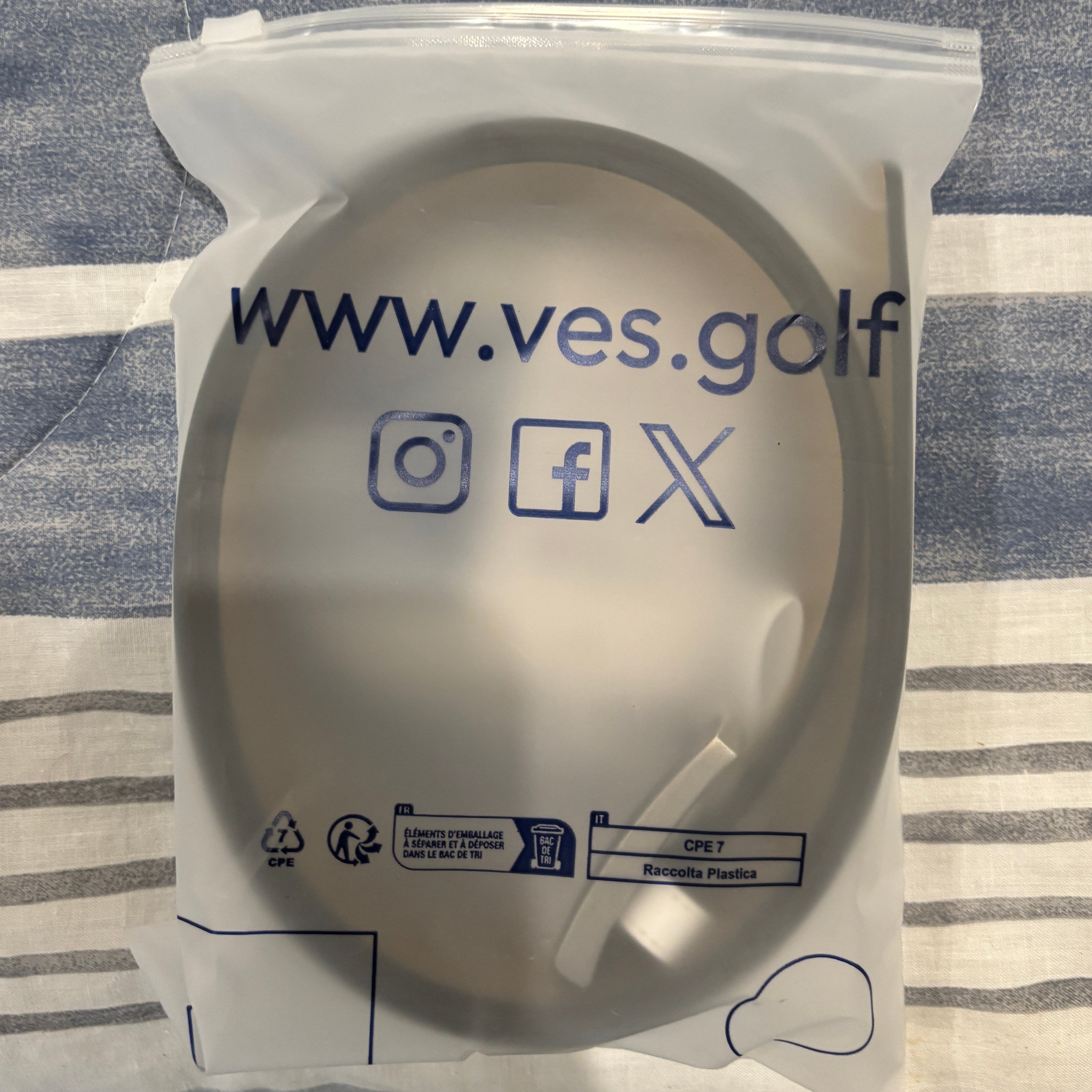 VES Golf Cool Air Leather Belt – Black