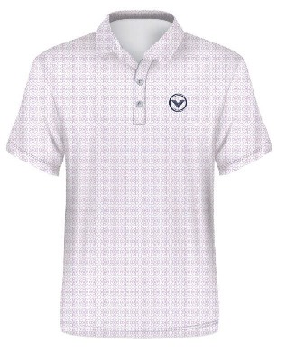 Light Grey Frost Pattern Polo