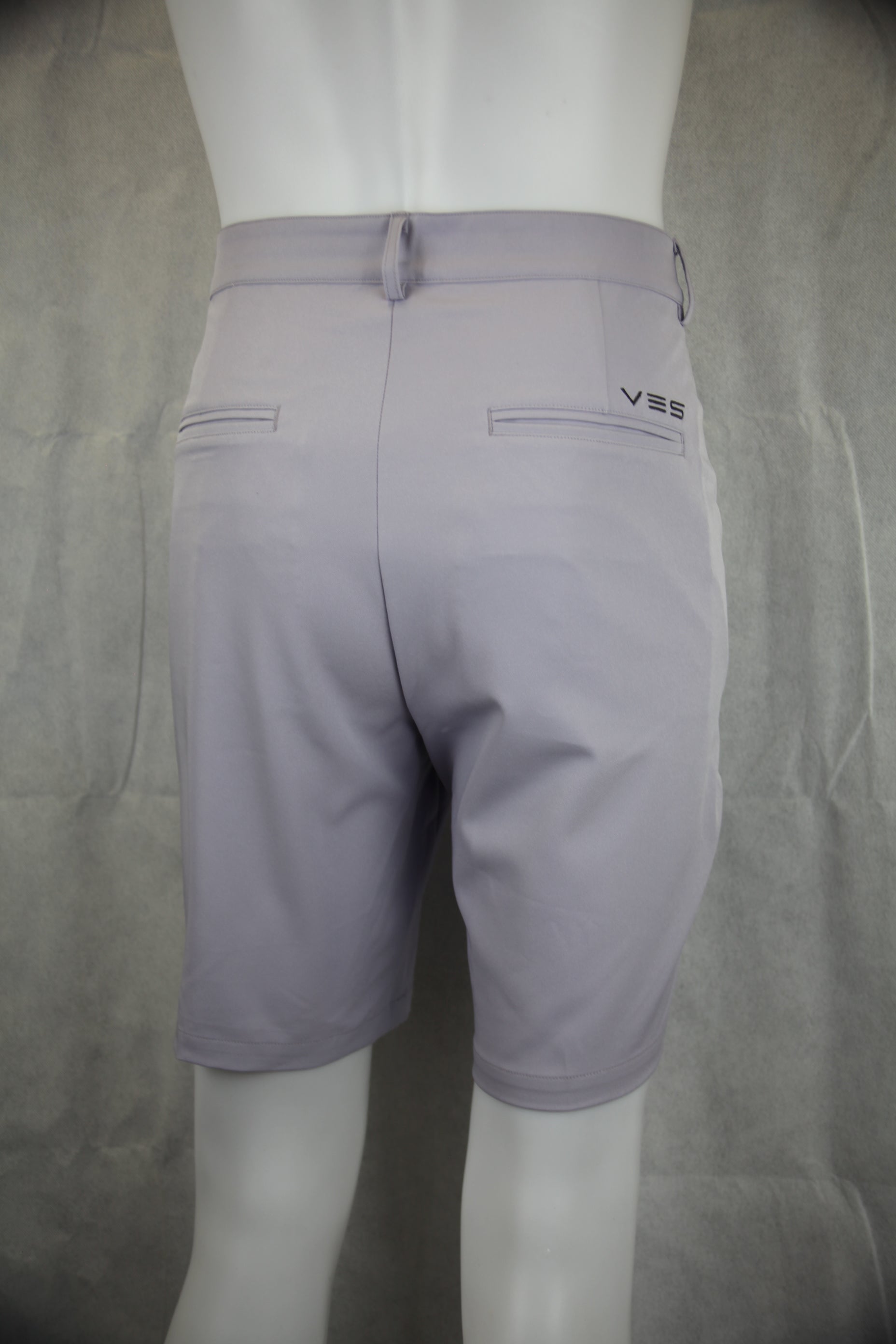 Muted Lavender Grey Performance Golf Shorts