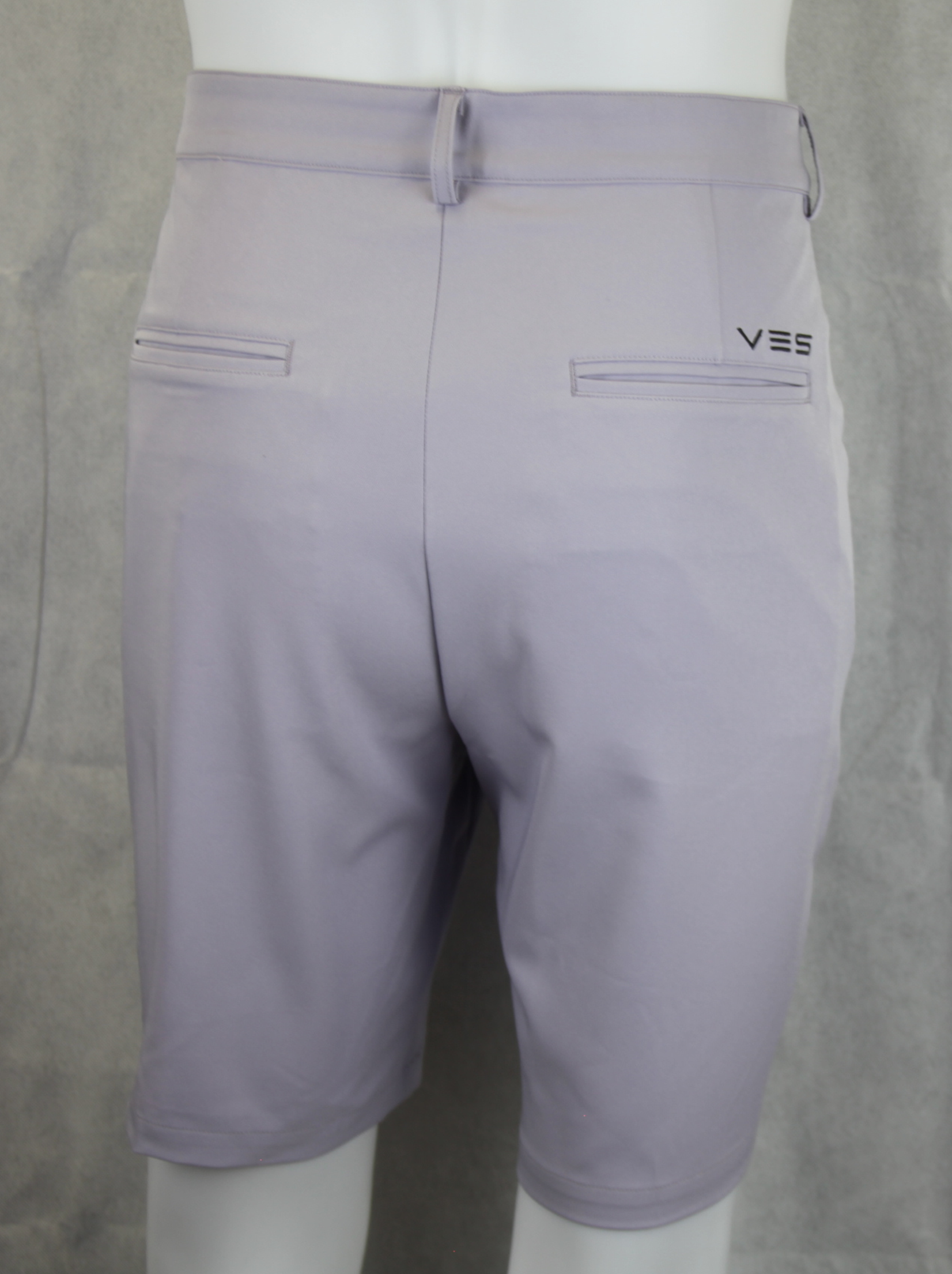 Muted Lavender Grey Performance Golf Shorts