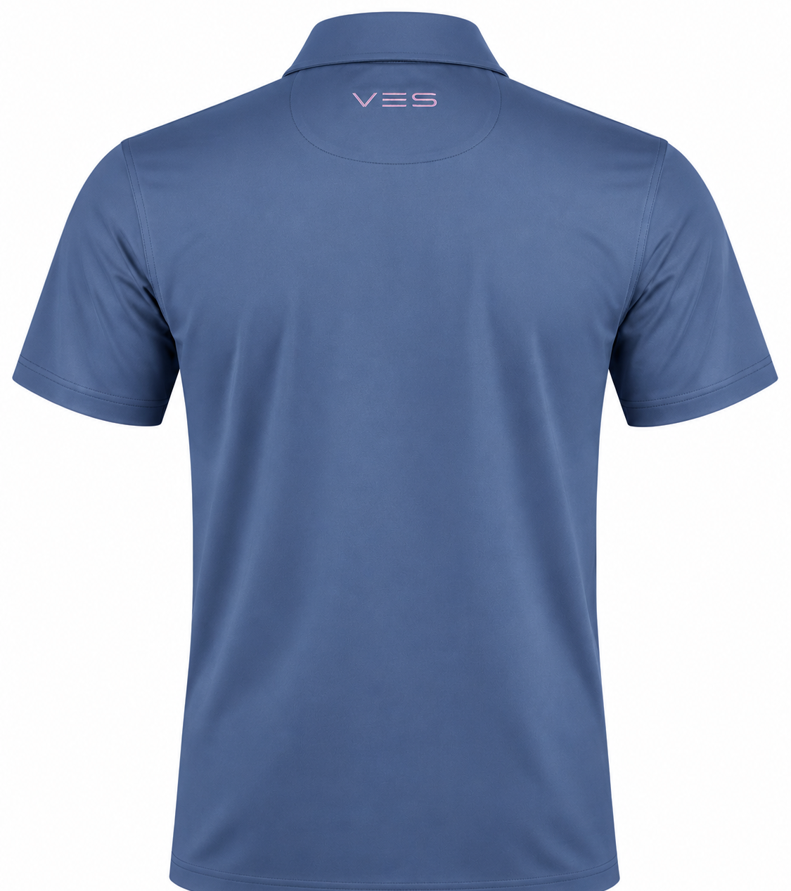 VES Golf Dusty Navy Blue Short Sleeve Polo Shirt