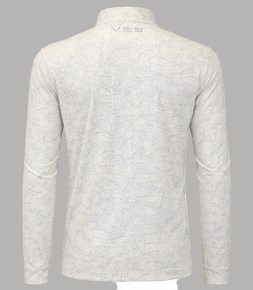 VES Golf Neutral Pixel Lightweight Quarter Zip
