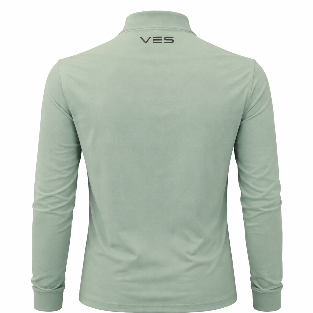 VES Golf Olive Green Lightweight Quarter Zip