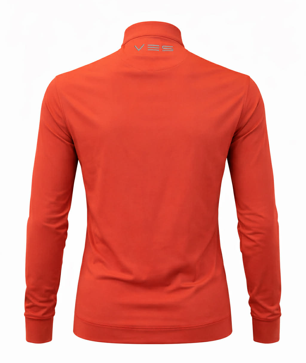 VES Golf Brick Red Lightweight Quarter Zip