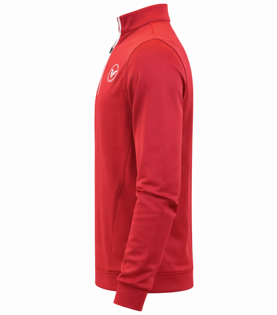 VES Golf Crimson Red Quarter Zip