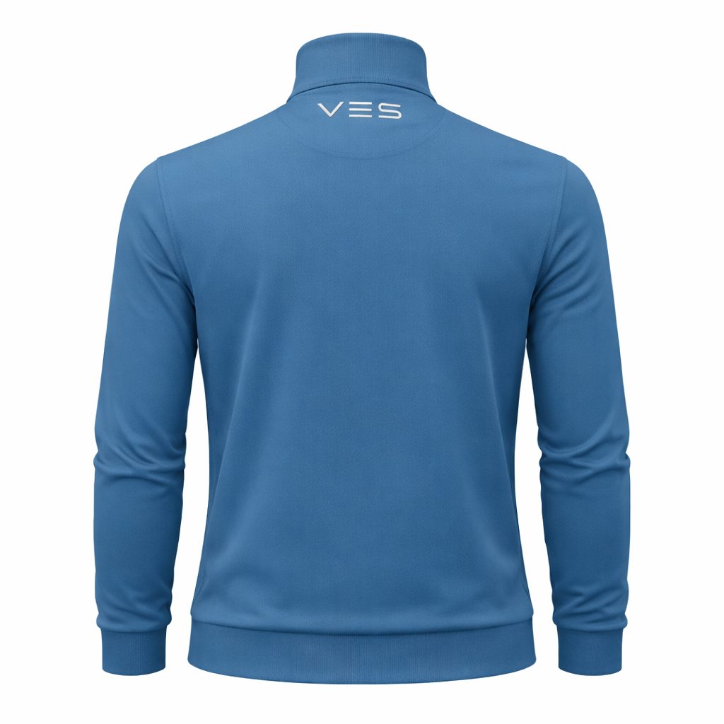 VES Golf Dress Blue Quarter Zip