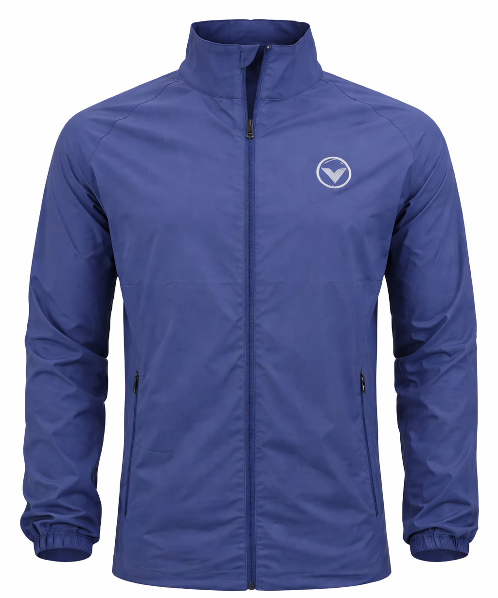 VES Golf Nautical Blue Zip Up Windbreaker